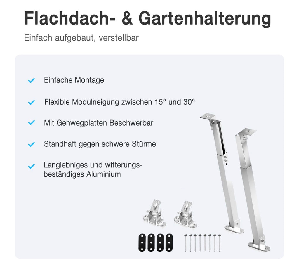 Balkonkraftwerk 820 W – Komplettset für deine eigene Solarenergie