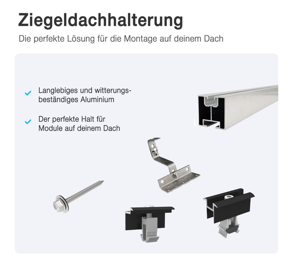 Balkonkraftwerk 820 W – Komplettset für deine eigene Solarenergie
