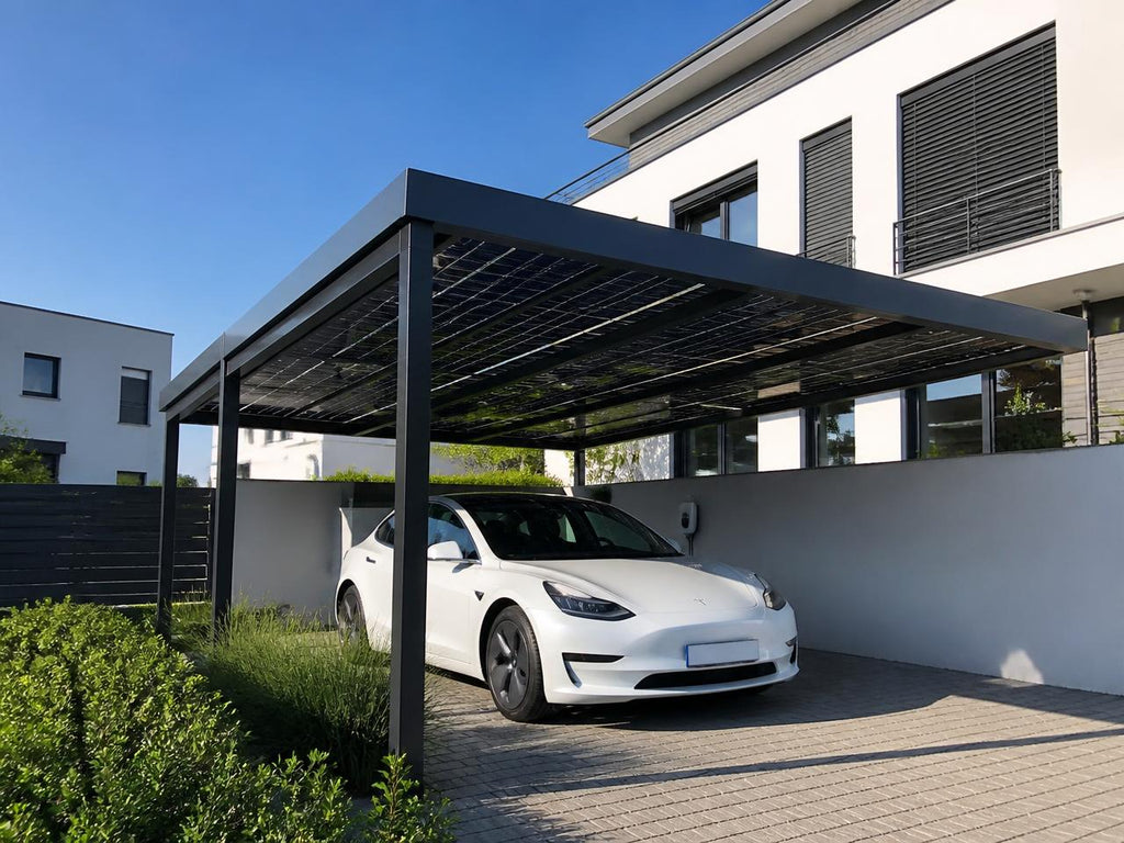 Solar-Carport als Erweiterung der PV-Anlage