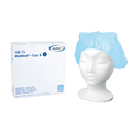 MaiMed® – Cap B - Baretthauben - blau / weiß / grün - 100 Stück